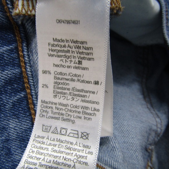Madewell Womens 27 Perfect Vintage Jeans High Rise Stretch Tapered Fit - Picture 3 of 6
